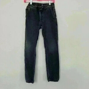 GAP- Black Denim Joggers Sz XL Youth / XS Women's